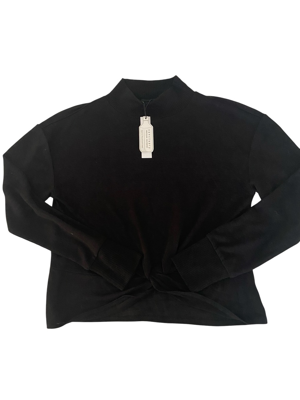 NWT SANCTUARY LONG SLEEVE BLACK KNIT SWEATER SIZE SMALL